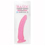 Picture of BASIX RUBBER WORKS- SLIM 7'' W/ SUCTION CUP - PINK