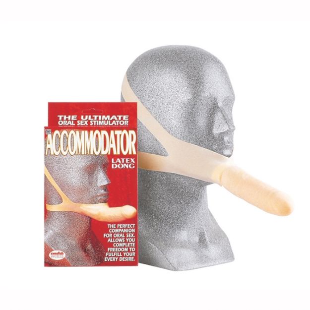 accomodator sex toy Chin Strap Dildo main image 1