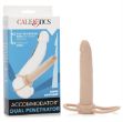 Picture of CALEXOTICS Accommodator Dual Penetrator - Ivory