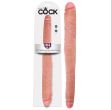 Picture of KING COCK  16" TAPERED DOUBLE DILDO