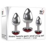 Picture of THREE HEARTS GEM ANAL PLUG SET
