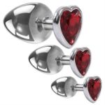 Picture of THREE HEARTS GEM ANAL PLUG SET