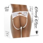 Picture of CRISS-CROSS CROTCHELSS PANTY, WHITE