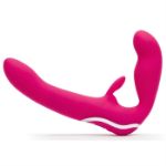 Picture of Happy Rabbit - Strapless Strap On Rabbit Vibe Pink