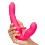 Picture of Happy Rabbit - Strapless Strap On Rabbit Vibe Pink