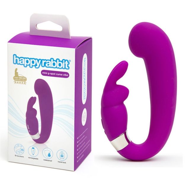 Picture of Happy Rabbit - G-Spot Clitoral Curve Mini Vibe