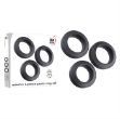 Picture of Adam's 3-piece Penis Ring Set - Silicone black