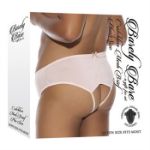 Picture of CROTCHLESS MESH BRIEF PEACH PLUS SIZE