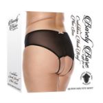 Picture of CROTCHLESS MESH BRIEF BLACK PLUS SIZE