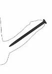 Picture of OUCH! SILICONE RUGGED NAIL URETHAL SOUNDING SET-BLACK