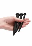 Picture of OUCH! SILICONE RUGGED NAIL URETHAL SOUNDING SET-BLACK