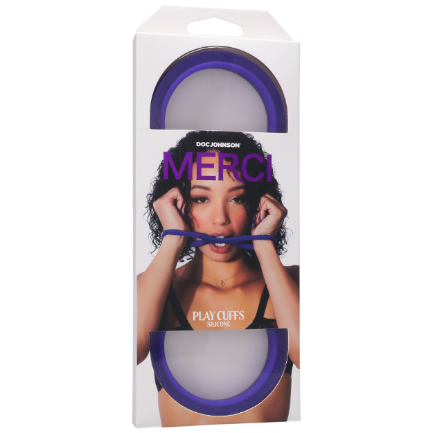 Picture of MERCI SILICONE PLAY CUFFS - VIOLET