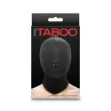 Picture of HUTLER TABOO ZIPPERED MOUTH HOOD - BLACK