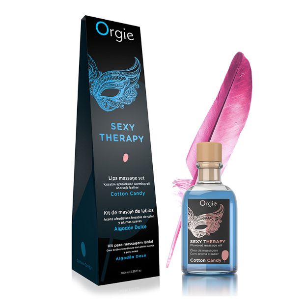 Picture of ORGIE WARMING KISSABLE MASSAGE SET - 100ML COTTON CANDY