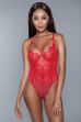 Picture of BE WICKED BRENDA BODYSUIT RED - M