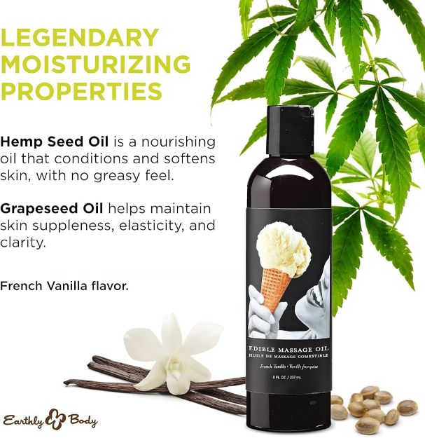 Picture of Edible Massage Oil French Vanilla 2oz