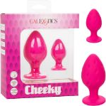 Picture of Cheeky Textured Butt Plug Set Pink