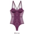 Picture of   FRENCH AFFAIR – TEDDY THONG PLUM CASPIA PLUS SIZE