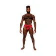 Picture of MALE POWER SASSY LACE BIKINI SOLID POUCH RED - Large