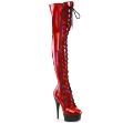 Picture of DELIGHT STILETTO BOOT - HOLOGRAPHIC RED