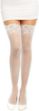 Picture of Music Legs - Silicone Lace Top Sheer Thigh Highs - O/S White