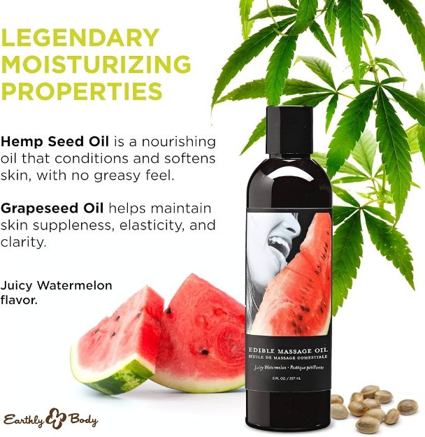 Picture of EDIBLE MASSAGE OIL WATERMELON 2 oz
