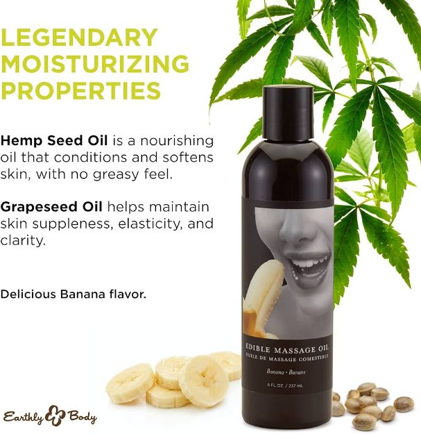 Picture of Edible Massage Oil Banana 2 oz