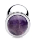 Picture of BOOTY SPARKS GEMSTONES AMETHYST GEM ANAL PLUG - MEDIUM