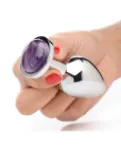Picture of BOOTY SPARKS GEMSTONES AMETHYST GEM ANAL PLUG - MEDIUM