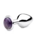 Picture of BOOTY SPARKS GEMSTONES AMETHYST GEM ANAL PLUG - MEDIUM