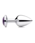 Picture of BOOTY SPARKS GEMSTONES AMETHYST GEM ANAL PLUG - MEDIUM