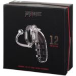 Picture of SHOTS - MANCAGE - MODEL 12 - CHASTITY - 5.5" - COCK CAGE & PLUG - TRANSPARENT