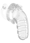 Picture of SHOTS - MANCAGE - MODEL 12 - CHASTITY - 5.5" - COCK CAGE & PLUG - TRANSPARENT