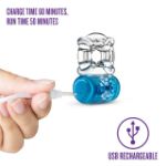 Picture of PLAY WITH ME - RECHARGEABLE VIBRATING PENIS RING BLUE