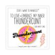 Picture of Warm Human -Mini Card Thundercunt & Charm