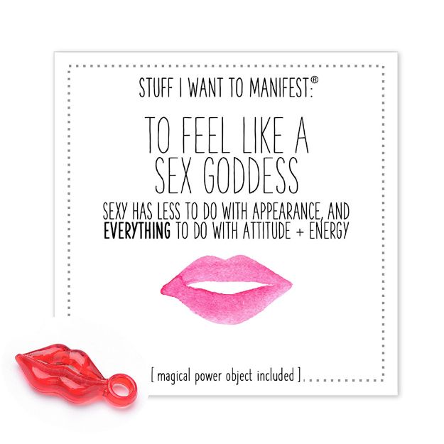 Picture of Warm Human -MINI CARD SEX GODDESS & Charm