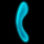 Picture of The Mini Swan Wand - Blue *Glow-In-The-Dark*