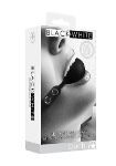 Picture of Ouch! B&W Silicone Ball Gag W/ Adjustable Bonded Leather Straps - Black