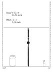 Picture of Ouch! B&W Silicone Ball Gag W/ Adjustable Bonded Leather Straps - Black