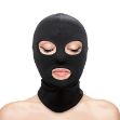 Picture of FETISH & FASHION - EYES & MOUTH HOOD - BLACK