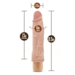 Picture of Dr. Skin  Cock Vibe 10 - Vibrating 8.5" Beige