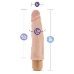 Picture of Dr. Skin  Cock Vibe 14 - Vibrating 8" Beige