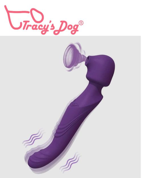 Picture of Tracy's Dog - Dual G Spot Clitoral Sucking Vibrator Purple