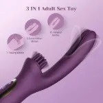 Picture of Tracy's Dog - Elatia Finger & Brush Rabbit Vibrator Purple