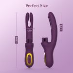 Picture of TRACY'S DOG - ELATIA FINGER & BRUSH RABBIT VIBRATOR RED