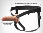 Picture of Fantasy X-Tensions Elite 5" Silicone Hollow Strap-On Dual Density - Light