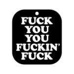 Picture of Fuck You You Fucking Fuck Air Freshener - Black Ice