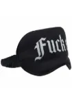 Picture of OUCH! Black Satin Printed Mask - Fuck Off