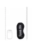 Picture of OUCH! BLACK SATIN PRINTED MASK - SPANK ME