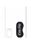 Picture of OUCH! BLACK SATIN PRINTED MASK - CUM SLUT